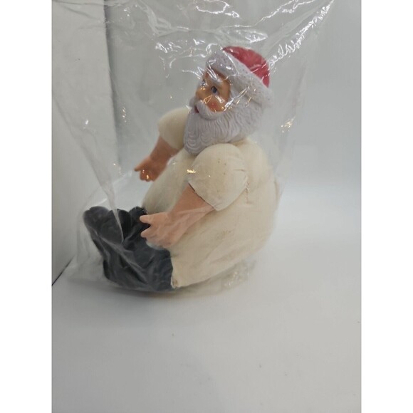 Santa Claus Mini Muslin Doll Pin Cushion VINTAGE Sewing Holidays Christmas NEW - Picture 6 of 10